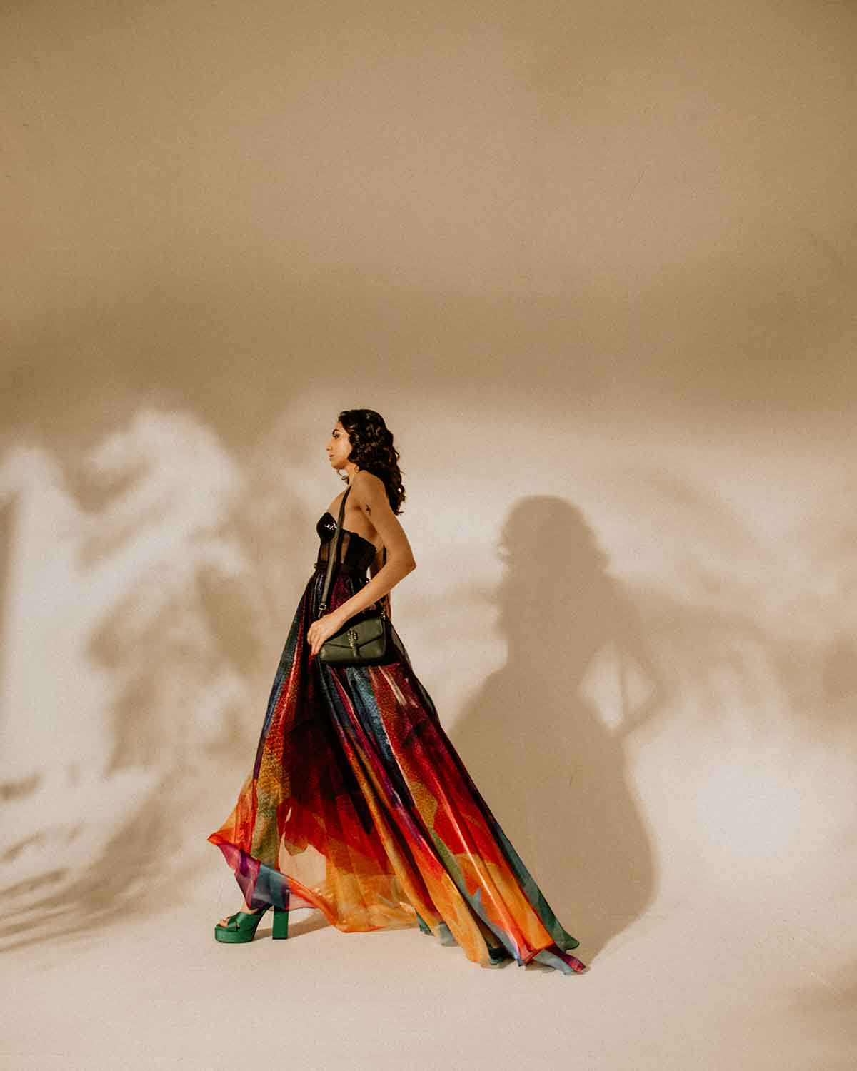 Silk Blend Palazzo Pants